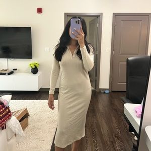 NWT old navy ribbed midi dress